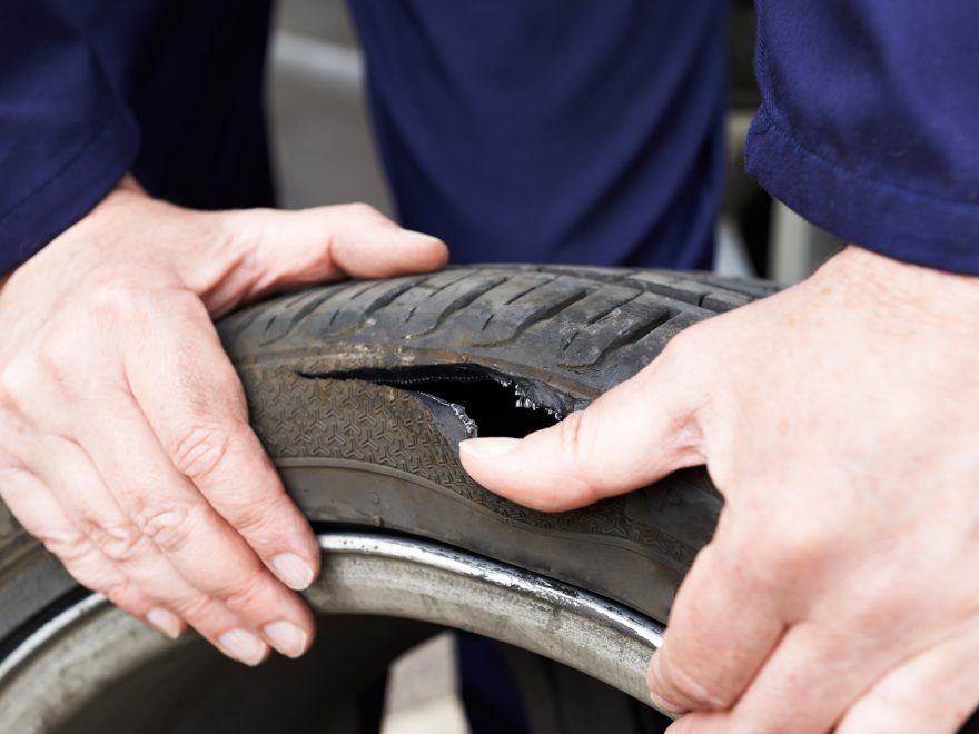 tire blowout