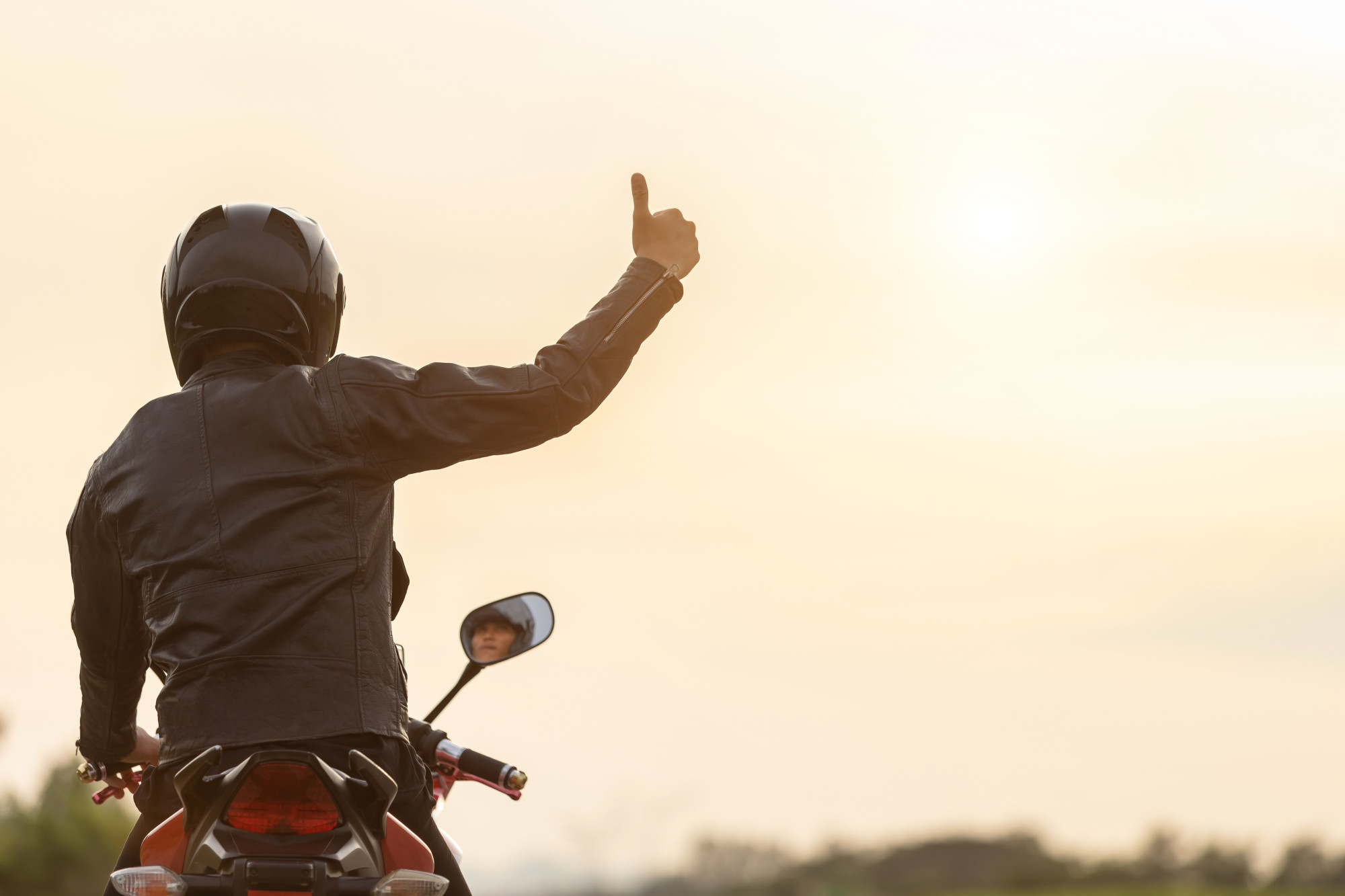 Riding a Motorcycle